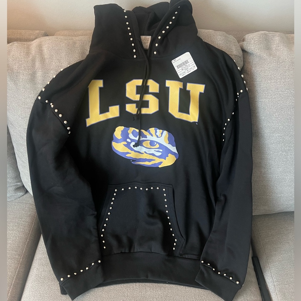 LSU Sweatshirt with metal beads